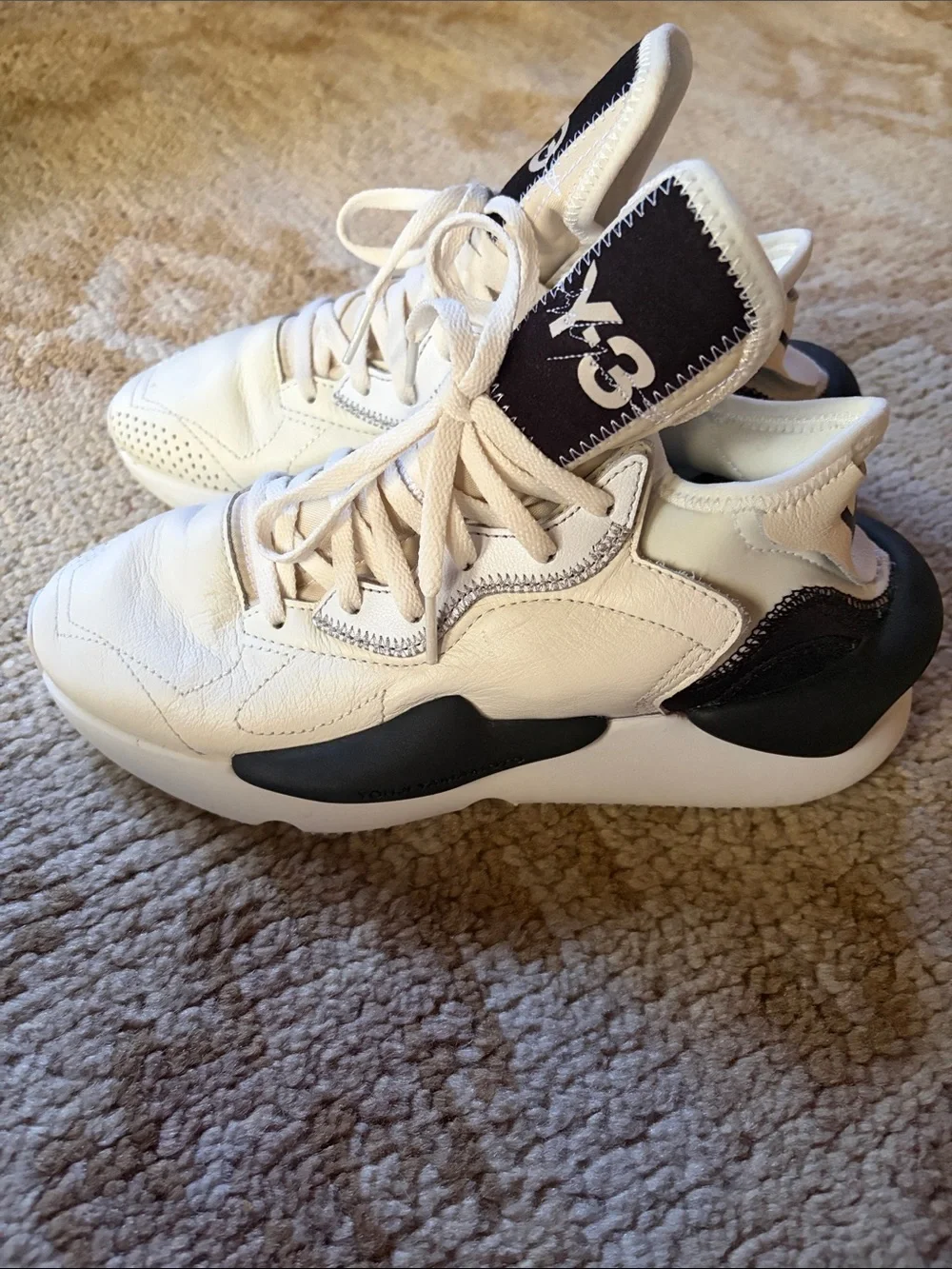 Adidas Y-3 Kaiwa White Black sneakers